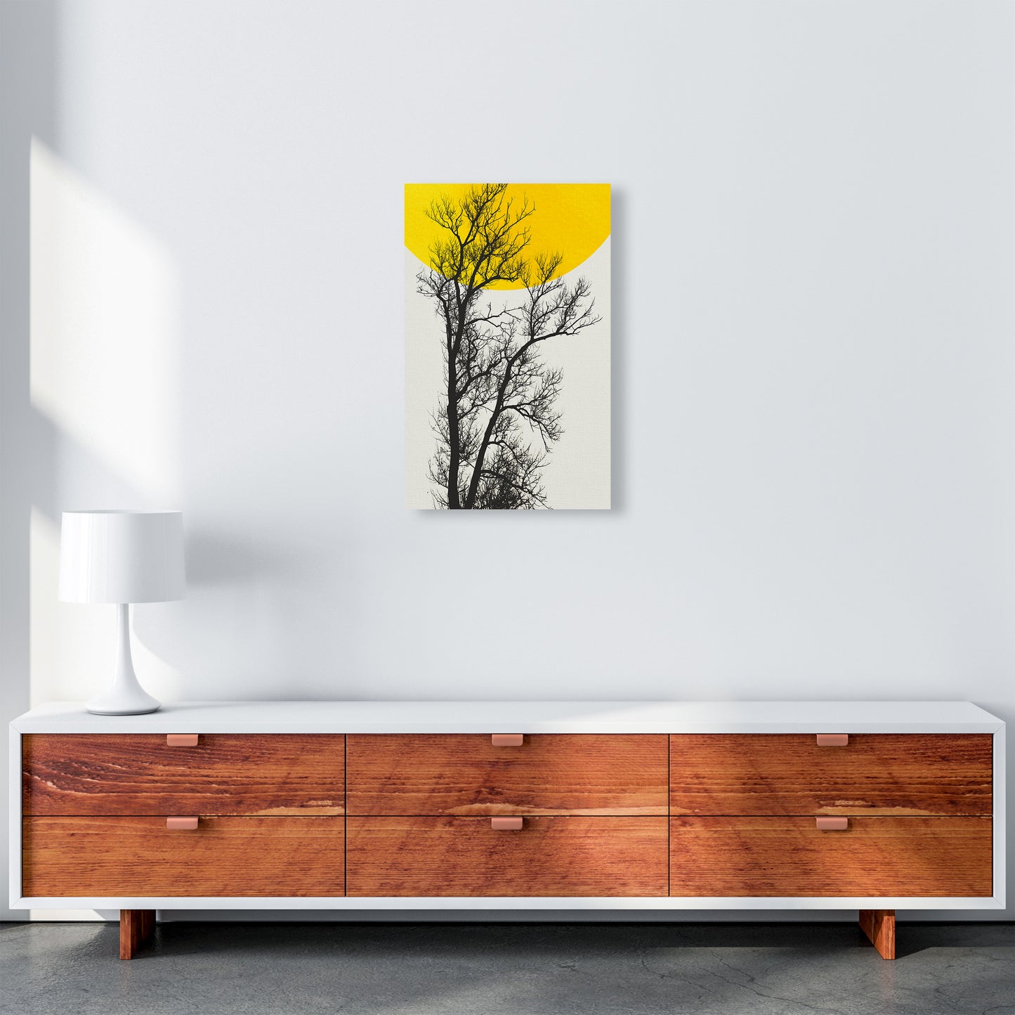 Autumn Memories Contemporary Art Print by Kubistika A3 Canvas