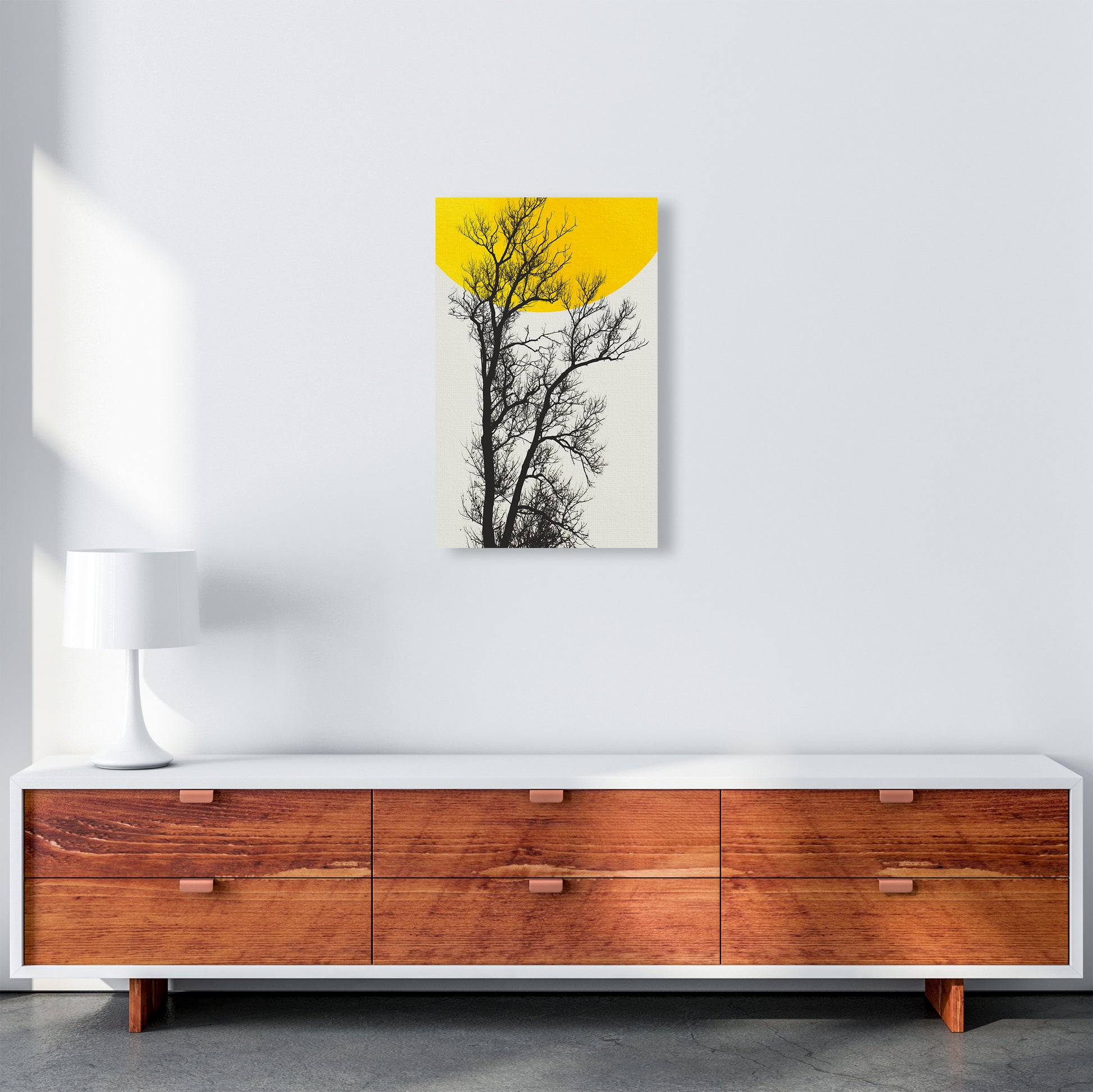Autumn Memories Contemporary Art Print by Kubistika A3 Canvas