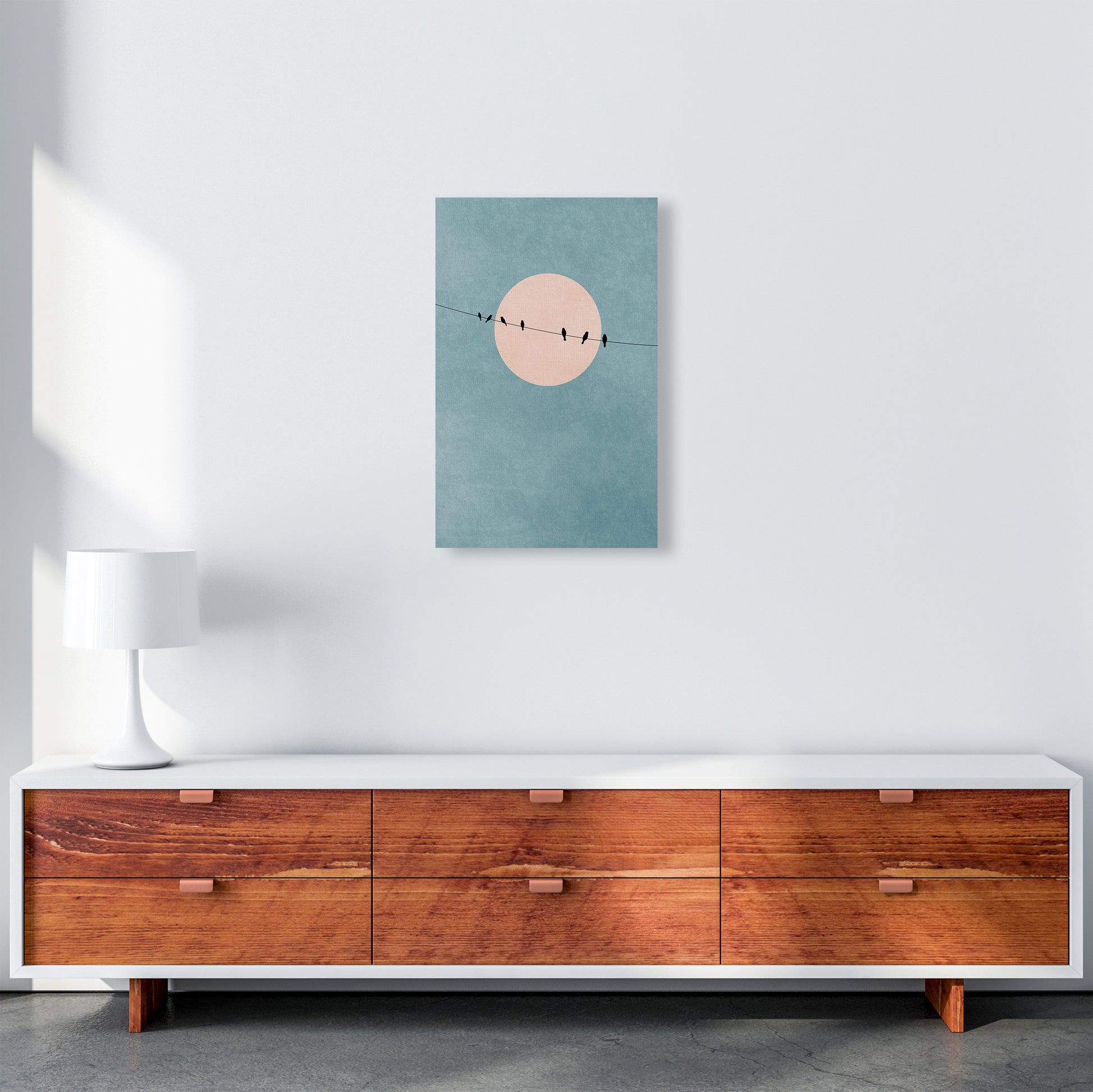 The Beauty Of Silence Contemporary Art Print by Kubistika A3 Canvas