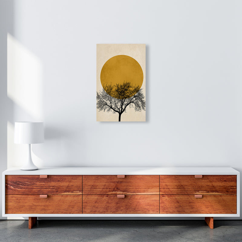 A Beautiful Winter Morning Modern Contemporary Art Print by Kubistika A3 Canvas