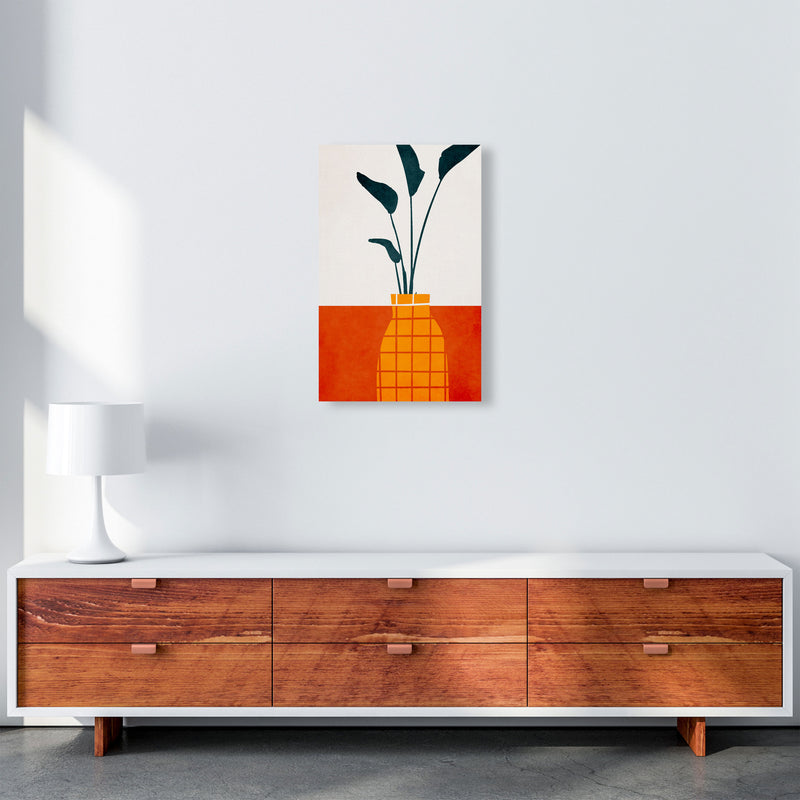Kitchen Table With Plant Art Print by Kubistika A3 Canvas