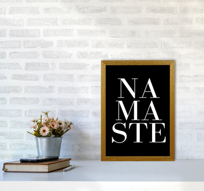 Namaste Quote Art Print by Kubistika A3 Print Only