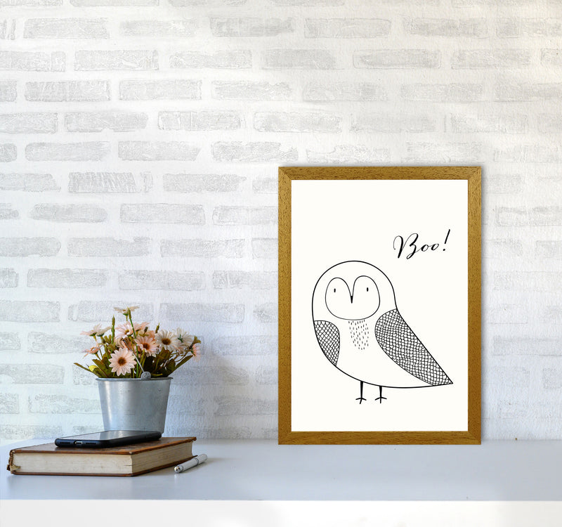 Boo Nursery Animal Art Print by Kubistika A3 Print Only
