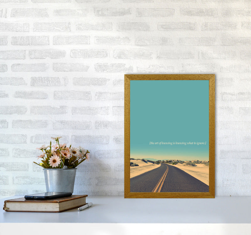 The Art Of Knowing Landscape Contemporary Art Print by Kubistika A3 Print Only