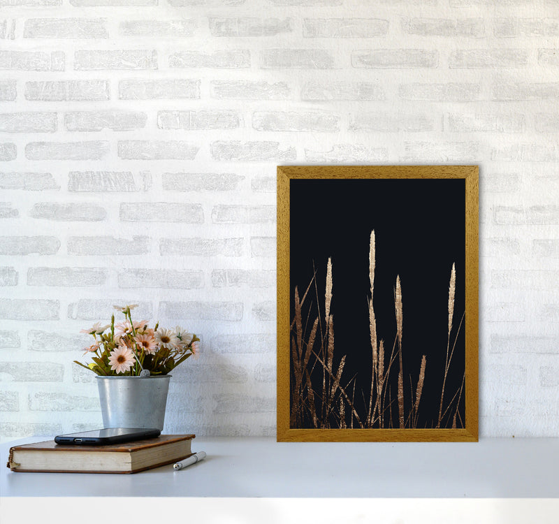 Golden Fields In The Dark Art Print by Kubistika A3 Print Only