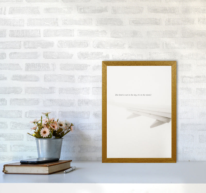 No Limits Quote Contemporary Art Print by Kubistika A3 Print Only