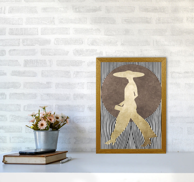 La Madame Noir Vintage Contemporary Art Print by Kubistika A3 Print Only