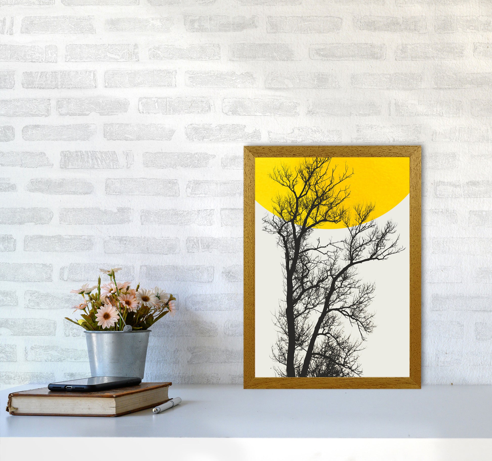 Autumn Memories Contemporary Art Print by Kubistika A3 Print Only
