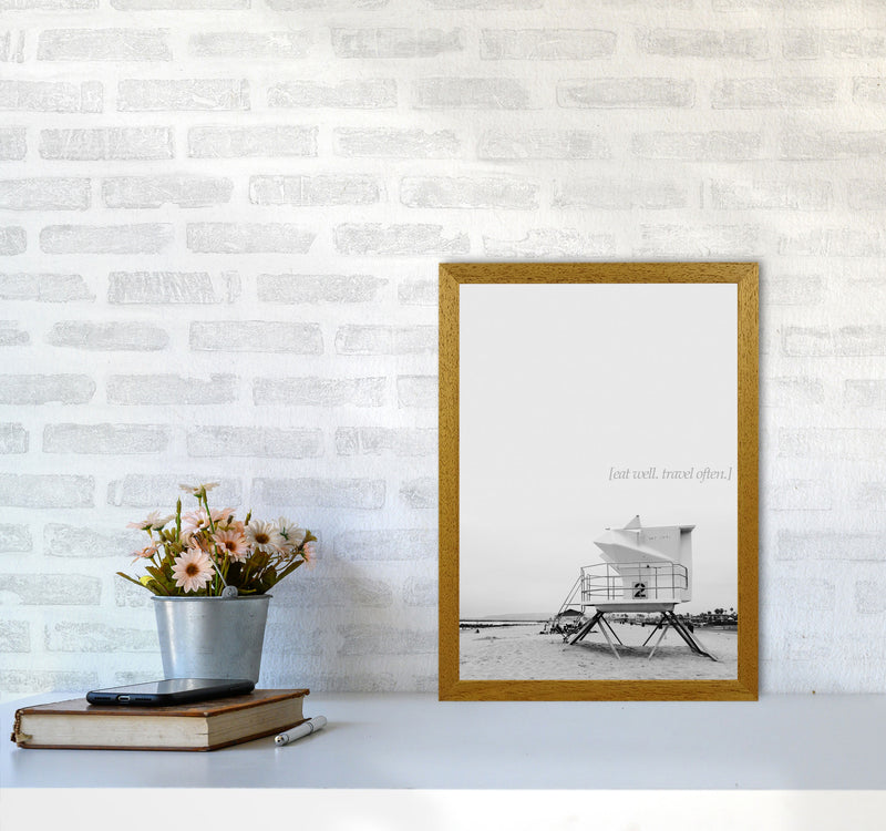 Eat Well Travel Often Photography Art Print by Kubistika A3 Print Only