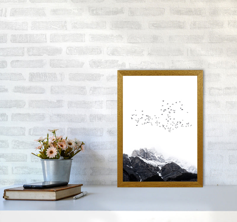 The Mountains Contemporary Landscape Art Print by Kubistika A3 Print Only