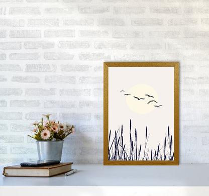 Shadows Of The Sun Contemporary Art Print by Kubistika A3 Print Only