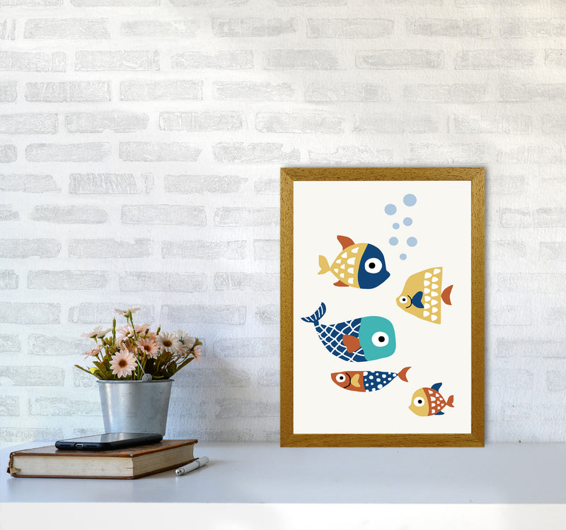 Little Friends Childrens Nursery Art Print by Kubistika A3 Print Only
