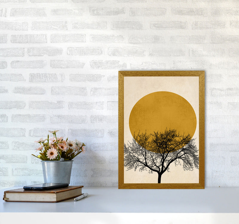 A Beautiful Winter Morning Modern Contemporary Art Print by Kubistika A3 Print Only