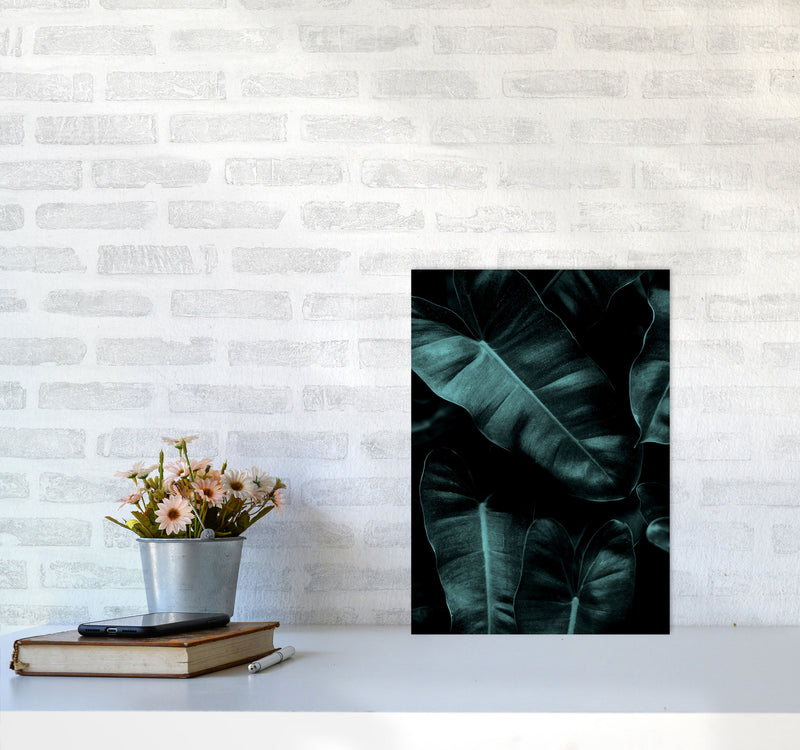 Dark Leafs Photography Art Print by Kubistika A3 Black Frame