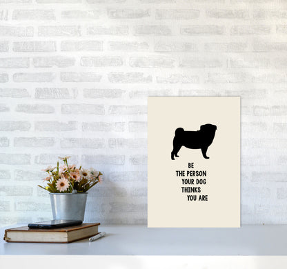 Be Kind Quote Art Print by Kubistika A3 Black Frame