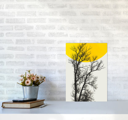 Autumn Memories Contemporary Art Print by Kubistika A3 Black Frame