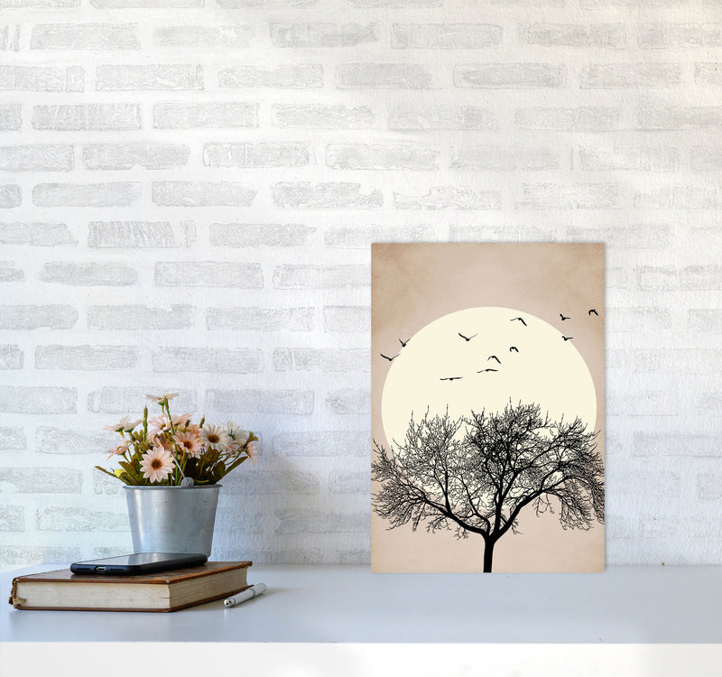 Dreamers - BRIGHT Contemporary Art Print by Kubistika A3 Black Frame