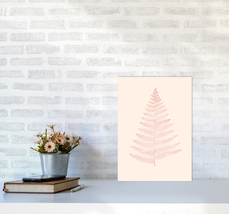 Botanica Minimalistica - ROUGE Modern Art Print by Kubistika A3 Black Frame