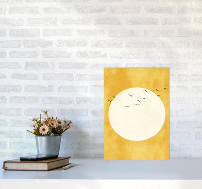 A Daylight Journey  Modern Contemporary Art Print by Kubistika A3 Black Frame