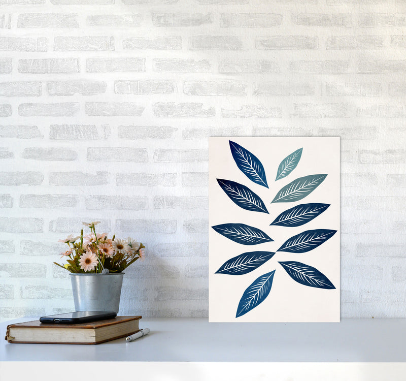 Winter Bouquet Art Print by Kubistika A3 Black Frame