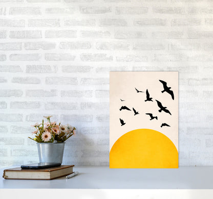 Wings To Fly X Art Print by Kubistika A3 Black Frame