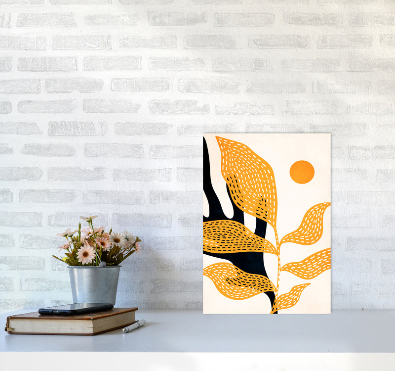 Van Gogh`s Garden Art Print by Kubistika A3 Black Frame