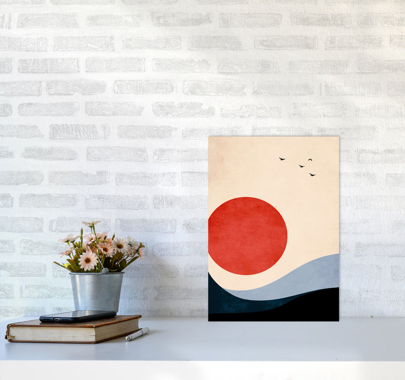 Seaside Memories Art Print by Kubistika A3 Black Frame
