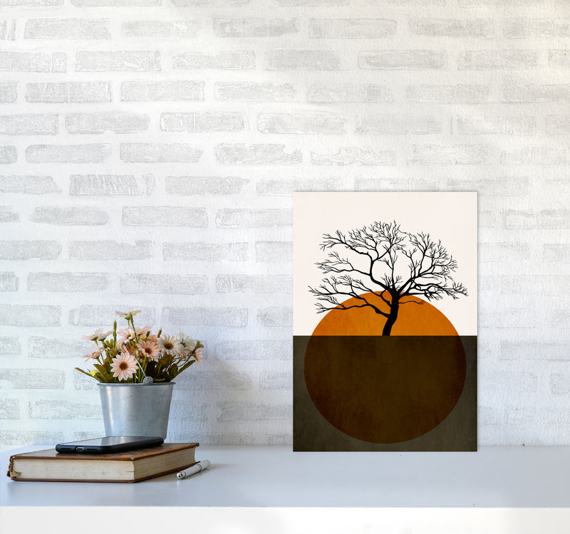 Sunny Days Of Silence Art Print by Kubistika A3 Black Frame