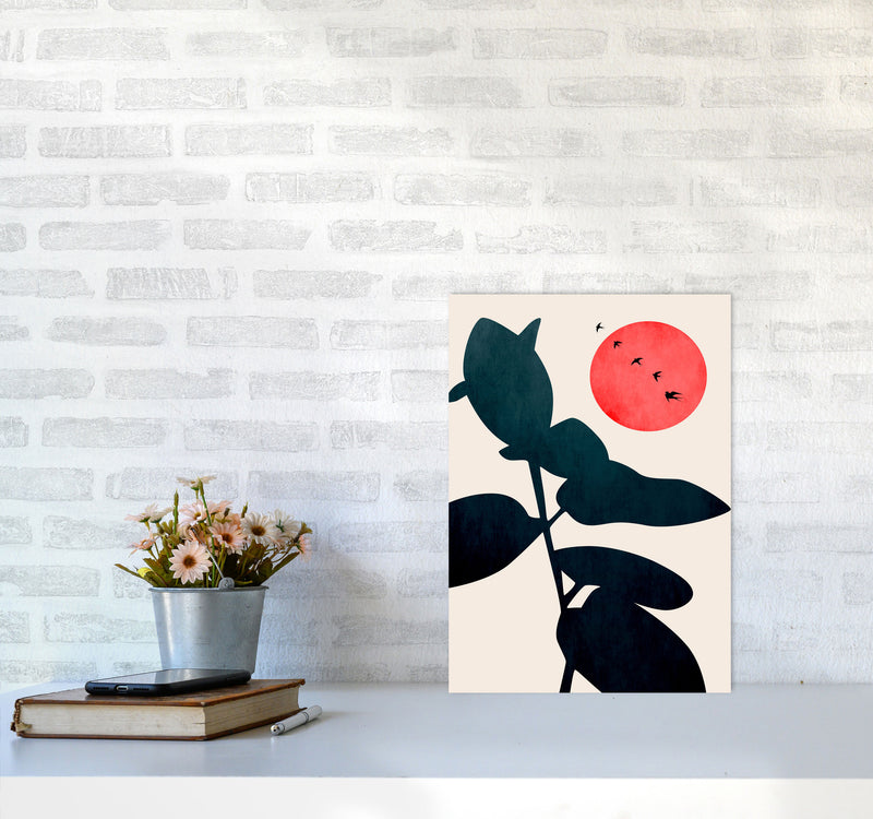 Moonshine Memories Art Print by Kubistika A3 Black Frame