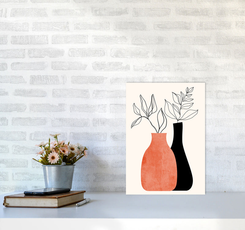 Madame & Monsieur Art Print by Kubistika A3 Black Frame