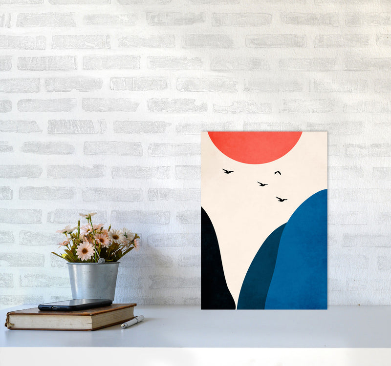 Innocent Days Art Print by Kubistika A3 Black Frame
