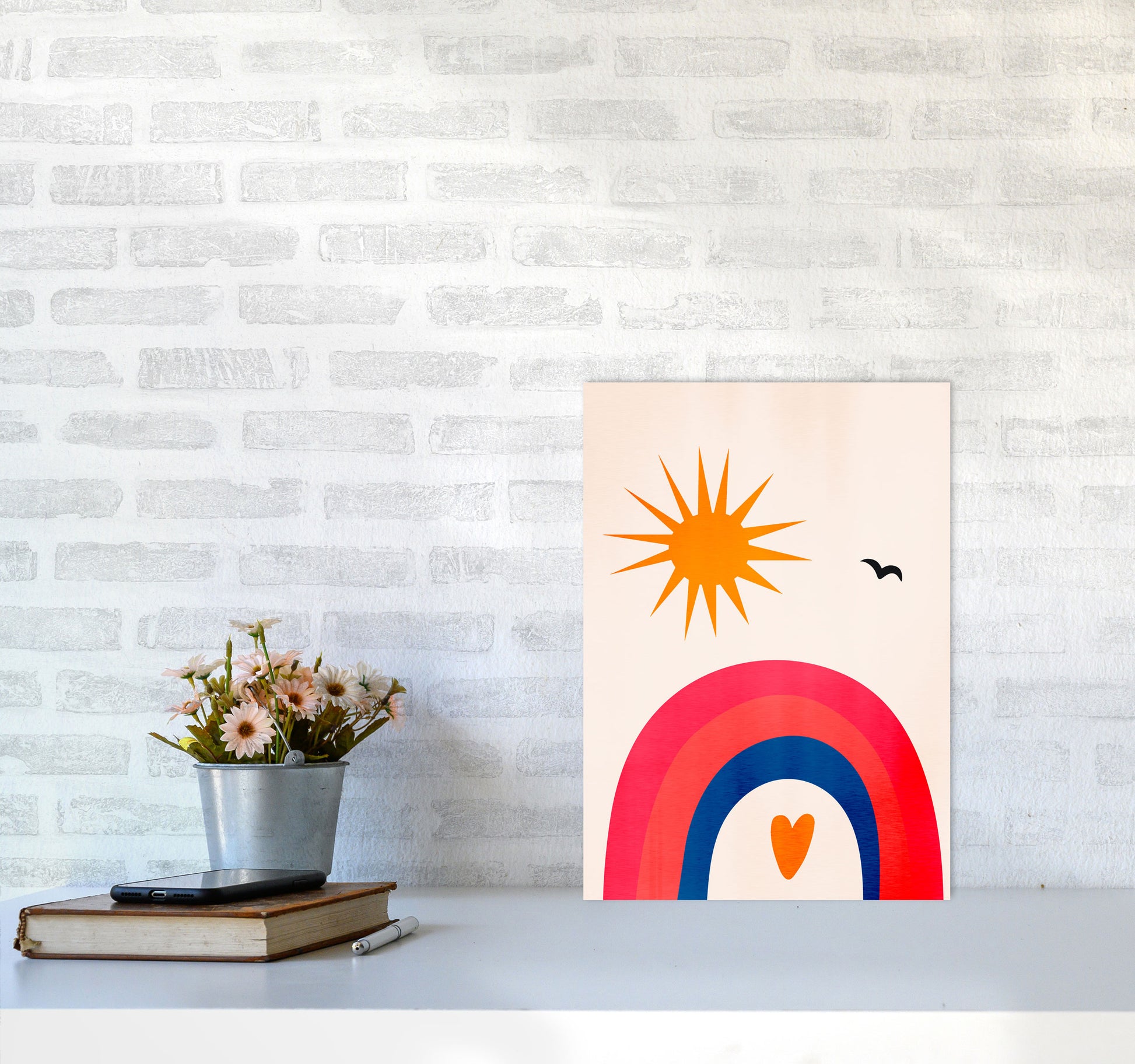 Happy Days! Art Print by Kubistika A3 Black Frame