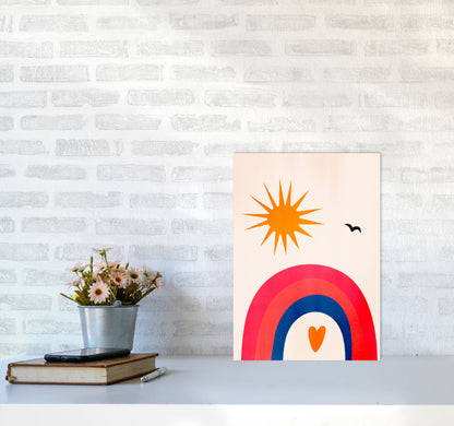 Happy Days! Art Print by Kubistika A3 Black Frame