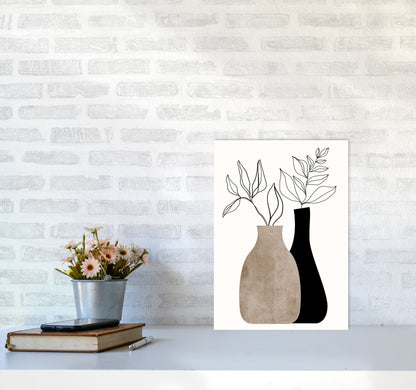 Gris En Gris Art Print by Kubistika A3 Black Frame