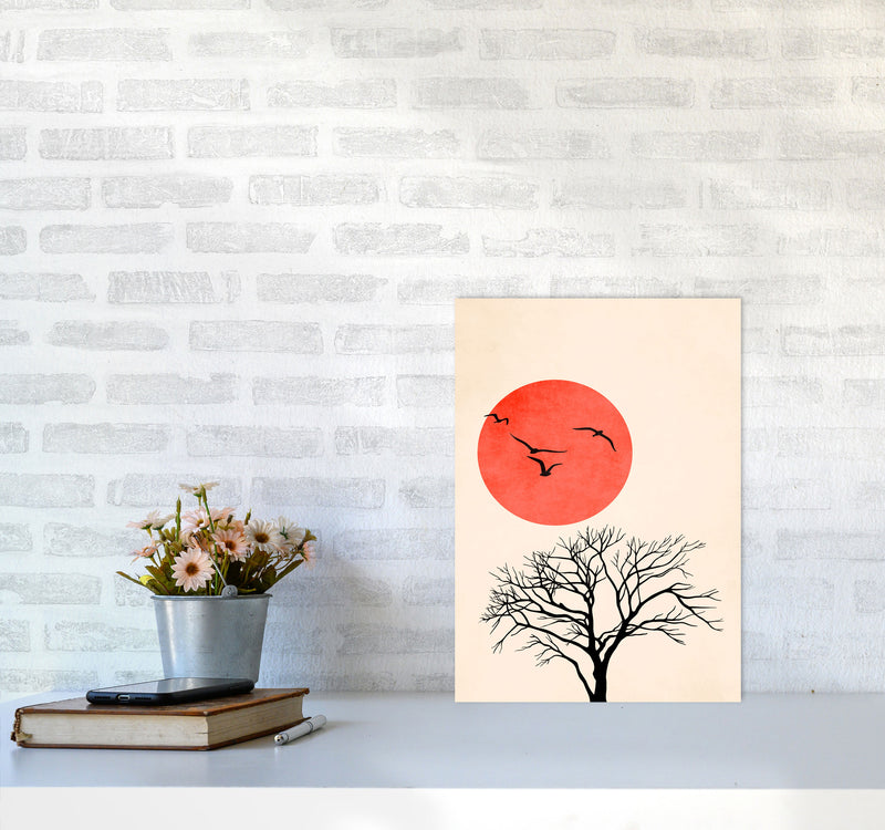 Fly Art Print by Kubistika A3 Black Frame