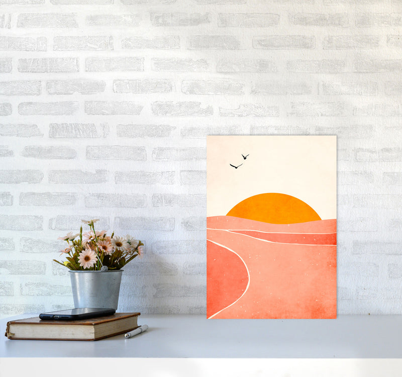 Dancing In The Sun Art Print by Kubistika A3 Black Frame