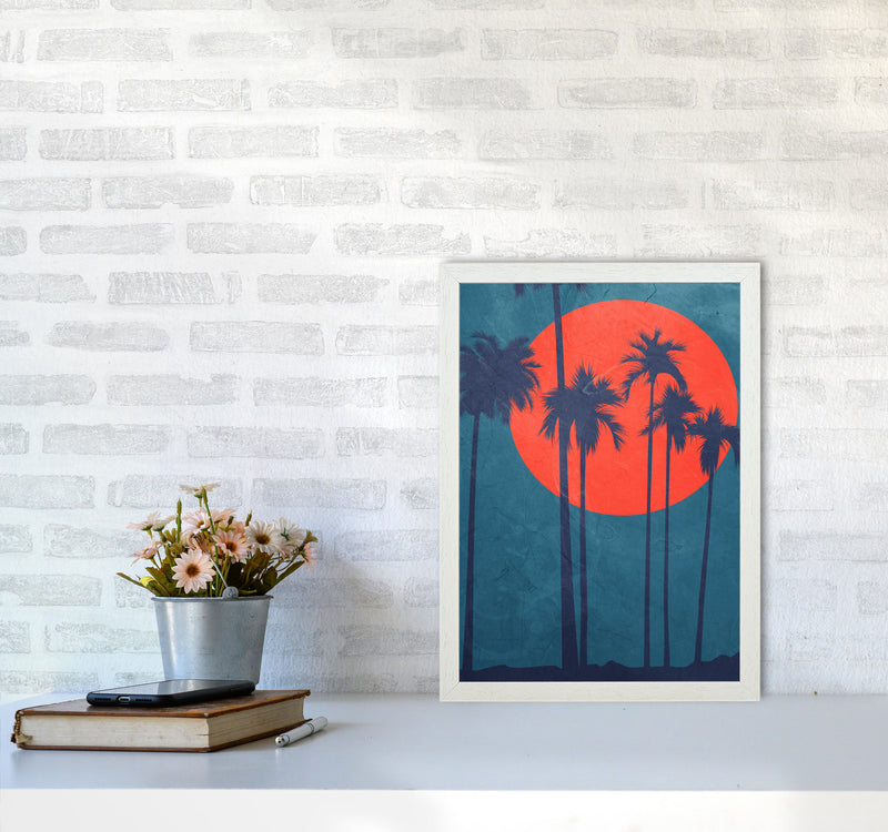 Cote d´Azur Photography Art Print by Kubistika A3 Oak Frame