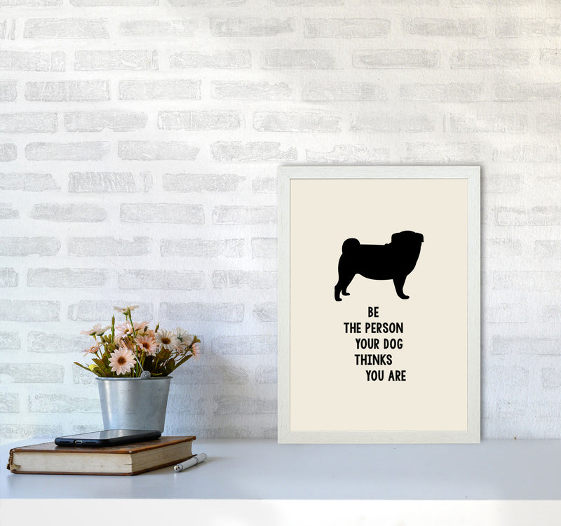 Be Kind Quote Art Print by Kubistika A3 Oak Frame