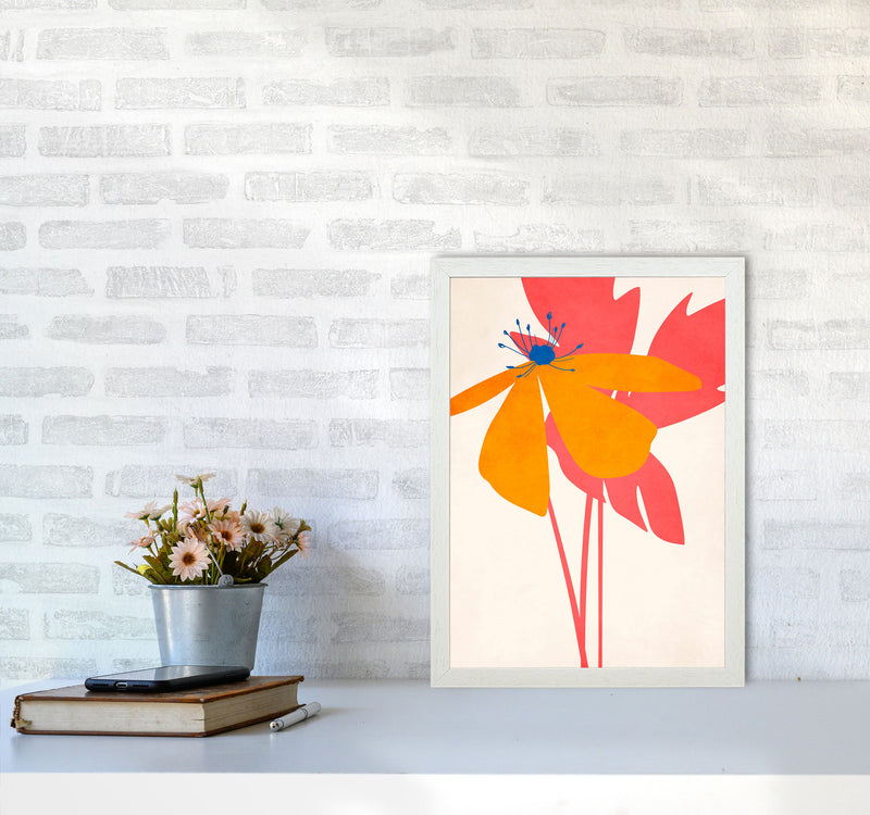 Thinking Of You  Y Art Print by Kubistika A3 Oak Frame