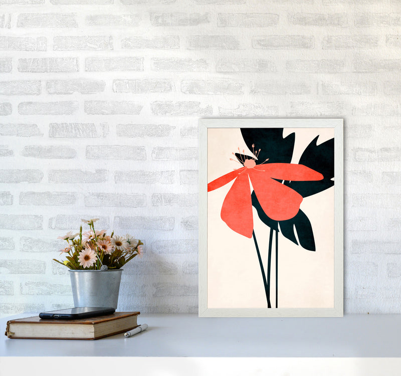Thinking Of You  X Art Print by Kubistika A3 Oak Frame