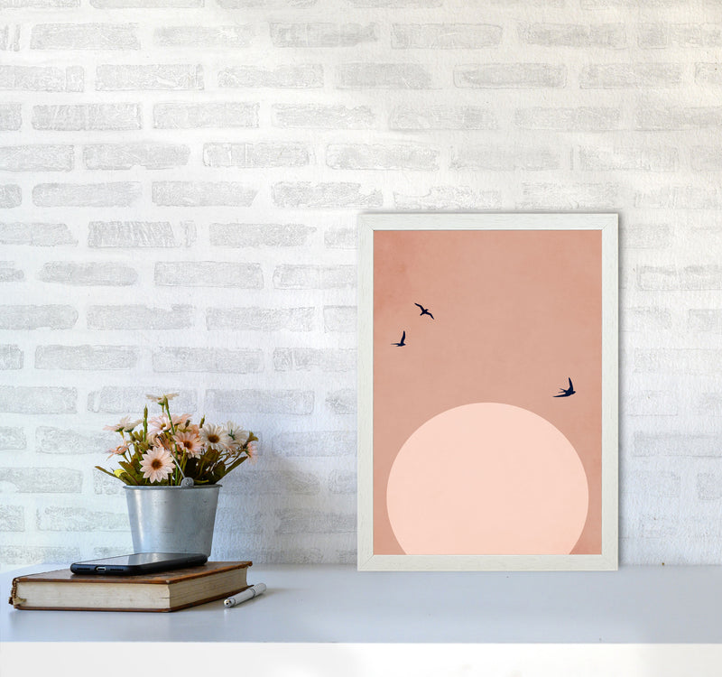 The Beauty Of Life Art Print by Kubistika A3 Oak Frame