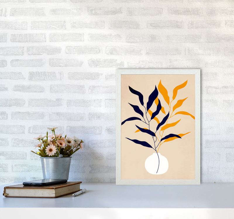 Purity Art Print by Kubistika A3 Oak Frame