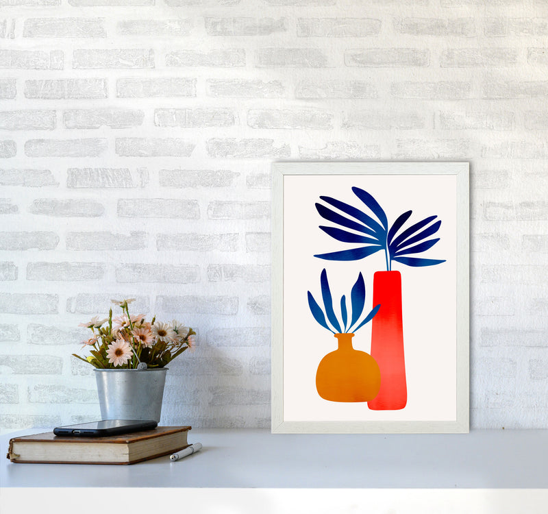 Fairytale Plants - 2 Art Print by Kubistika A3 Oak Frame