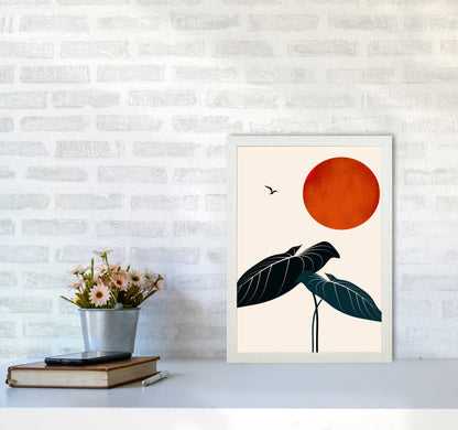 Dreaming At Night Art Print by Kubistika A3 Oak Frame