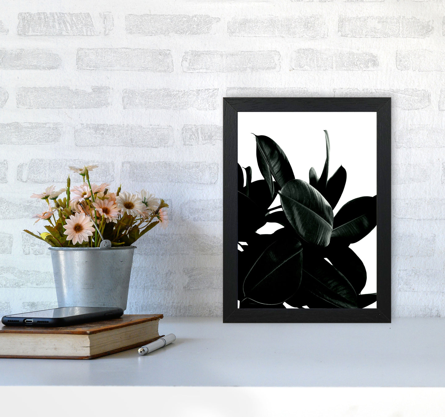 Dark Tree Photography Art Print by Kubistika A4 White Frame