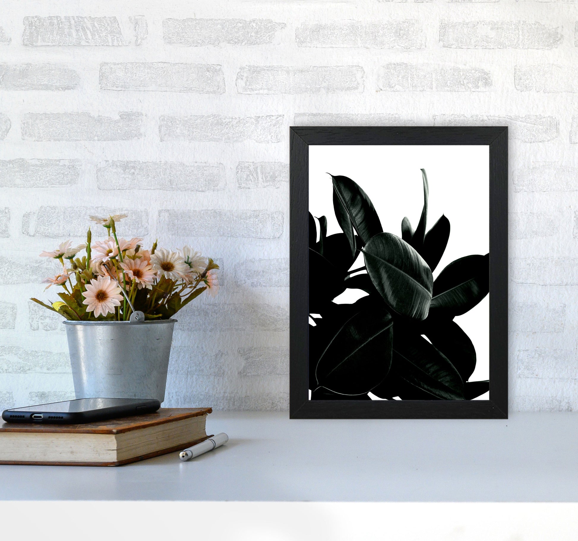 Dark Tree Photography Art Print by Kubistika A4 White Frame