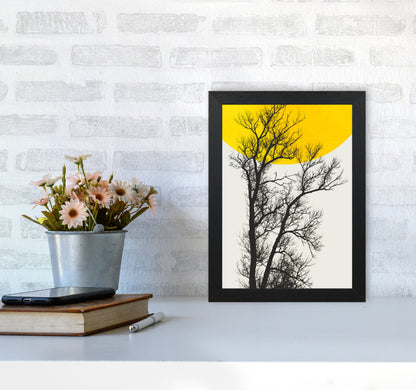Autumn Memories Contemporary Art Print by Kubistika A4 White Frame