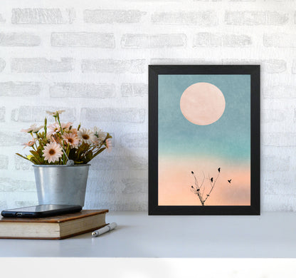 Waking Up Warm Contemporary Art Print by Kubistika A4 White Frame