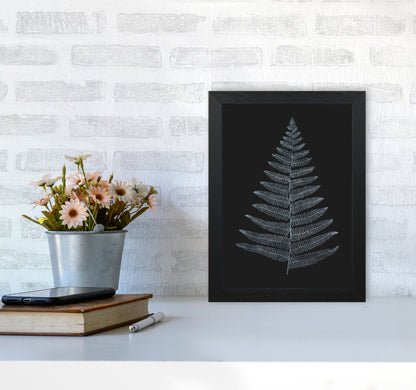 Botanica Minimalistica - BLEU Modern Art Print by Kubistika A4 White Frame