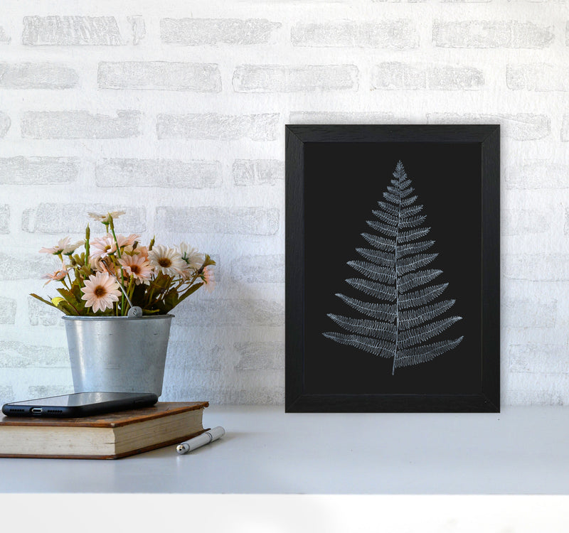 Botanica Minimalistica - BLEU Modern Art Print by Kubistika A4 White Frame